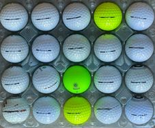 20 used Seed mixed grade B golf balls