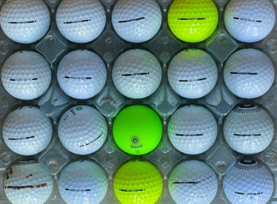 20 used Seed mixed grade B golf balls