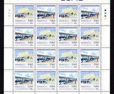 2004 Ireland Inauguration of Luas Team Commemorative  Stamp Sheetlet Plate 1B1B1B1B Mint Never Hinged (MNH)