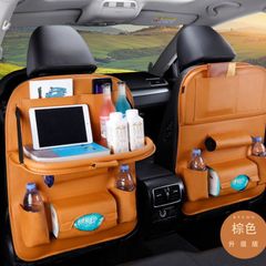New Car Seat Organizer Back Seat Bag 4 USB Charge Storage Bag Holder Travel Multi-function Pocket Stowing Tidying Car Organizer