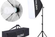 Softbox Photography Lighting Kit, 800W Studio Light 20"x28" E27 Socket 5500K Continuous Lighting Soft Box with Adjustable Lamp Stand and Portable Bag for Portraits Video Shooting