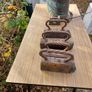 4 Antique clothes irons Image 2