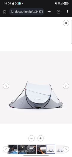 Pop up 3 person tent