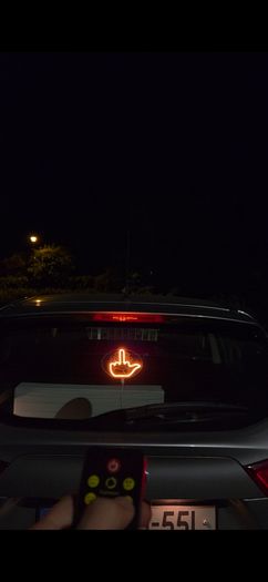 Funny LED Car Emoji Display with Remote