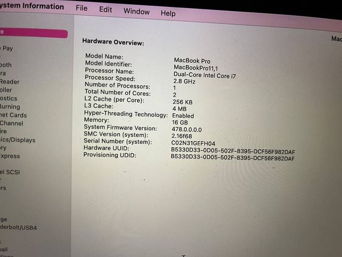 MacBook Pro (Late 2013) - High Spec i7, 16GB RAM, 250GB SSD