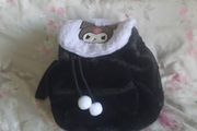 New sanrio kuromi furry back pack