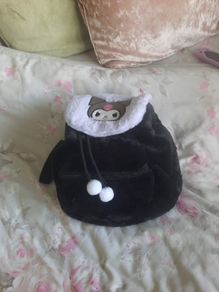 New sanrio kuromi furry back pack
