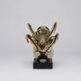 Wild Pig Skull (30 cm) - Polished Bronze Image 3