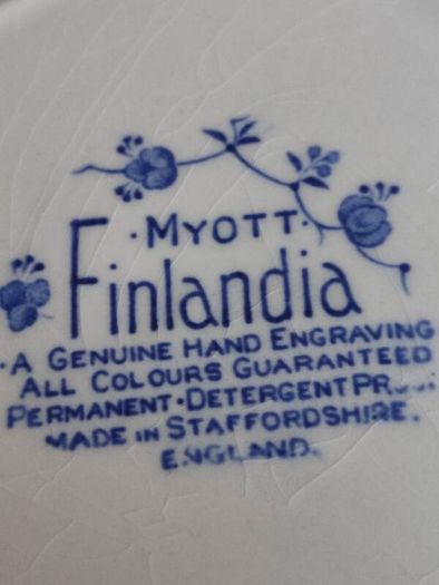 Myott  Finlandia Wall Hanging Plate -a Genuine Hand Engraving