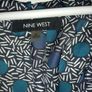 Nine west sleeveless teal black blouse xl Image 3