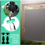 100 x 310cm Vertical Awning for Outdoors, Extendable & Opaque | Vertical Awning with Hand Crank, No Drilling Required | Balcony Privacy Screen & Wind Protection for Garden & Terrace, Waterproof Image 7