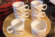 Barratts Of Staffordshire BarleyCorn Set  Retro 70s