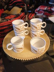 Barratts Of Staffordshire BarleyCorn Set  Retro 70s