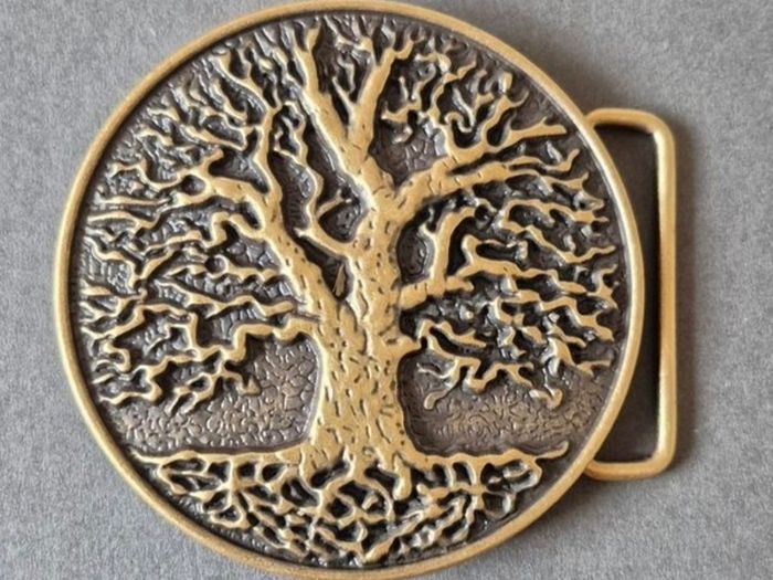 Belt buckle, norse/viking Tree of Life.