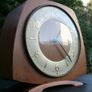 Vintage Smiths Art Deco Wooden Mantle Clock Arabic numerals and chapter dial. (in working order) Image 5