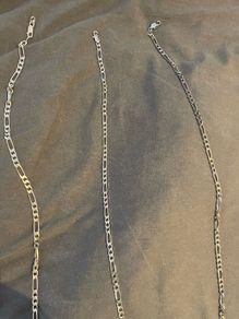 Various silver chains