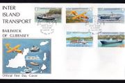 1981 Guernsey Inter-Island Transport Commemorative Stamps First Day Cover (FDC)