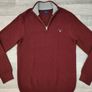 Gant Half Zip Cotton Jumper Mens Medium Image 2