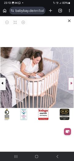 Babybay cosleeper side sleeper