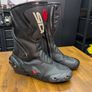 Full Motorcycle protection leather two piece suit,  helmet and boots. Image 9