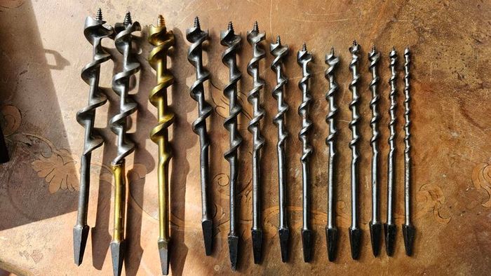 Gilpin's auger bits, complete boxed set