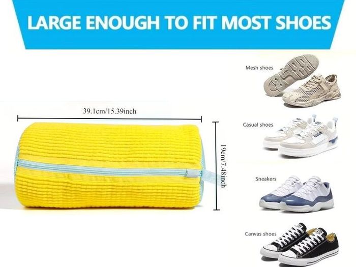 Shoe Washing Machine Bag | Protects Shoes in Wash | Noise-Reducing & Durable | New