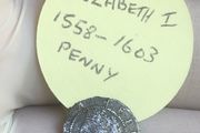 Elizabeth I, Second Issue Silver Penny, MM Cross Crosslet 1560-1