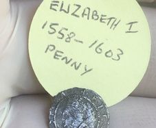 Elizabeth I, Second Issue Silver Penny, MM Cross Crosslet 1560-1