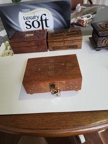 Beautiful trinket box inlaid