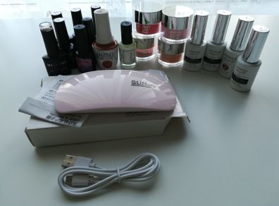 Shellac UV/Led gels and acrylic set