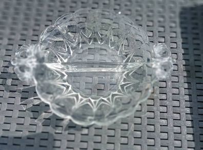 Diviided Vintage Glass Bowl