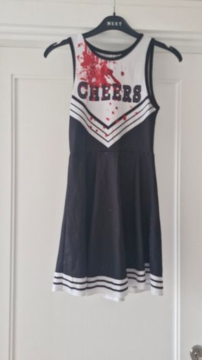 Black cheerleader costume