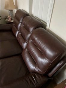 3+2 seater leather sofa