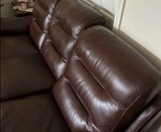 3+2 seater leather sofa
