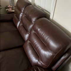 3+2 seater leather sofa