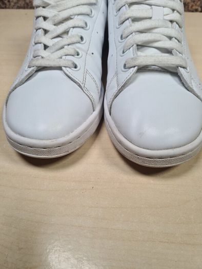 ADIDAS STAN SMITH trainers white navy Size UK 6 EU 39 boys girls men womens