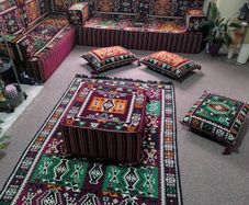 L shaped sofa set