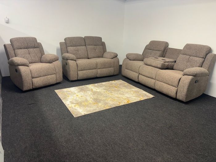 New 3+2+1 Fabric Recliner Sofas FREE DELIVERY