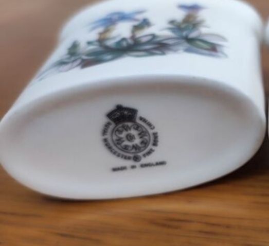 Vintage Royal Worcester Bone China Toothpick Holder