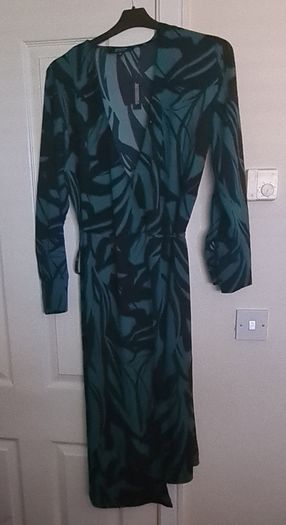 Jd Williams Wrap Dress Size 14 Nwt