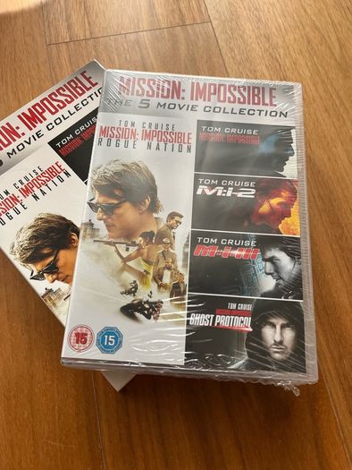 Mission Impossible DVD Box set movies 1-5 Tom cruise