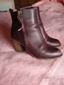 Leather Bourbon Amy Huberman Ankle Boots