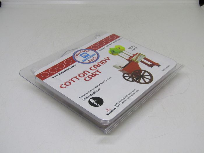 Lego Brick Loot Exclusive Custom Printed  Cotton Candy Cart 62 pcs Exclusive RARE AND HARD TO FIND
