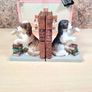 Vintage Puppy Dog bookends the Academy collection hand painted BRAND NEW heavy ceramic man's best friend Image 2