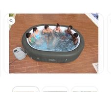 7 person hot tub never opened