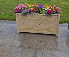 Handmade Wooden Planter Perfect for Any Garden