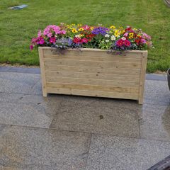 Handmade Wooden Planter Perfect for Any Garden