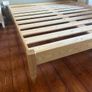 Turned Spindle Leg Platform Bed Ash Image 6