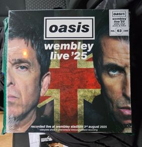 Oasis  "Wembley Live '25" Sealed 3x Vinyl Album Box Set