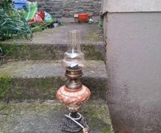 Vintage electric lamp postage possible
